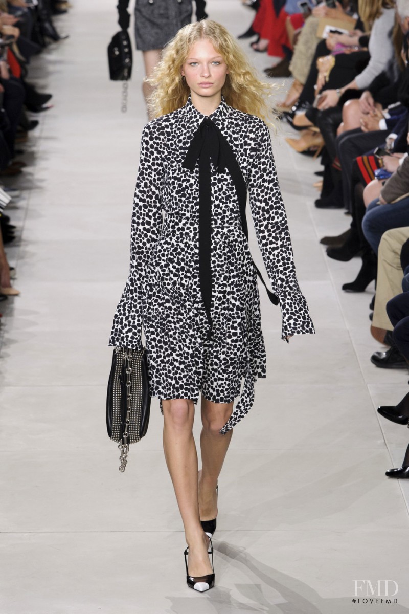 Frederikke Sofie Falbe-Hansen featured in  the Michael Kors Collection fashion show for Autumn/Winter 2016