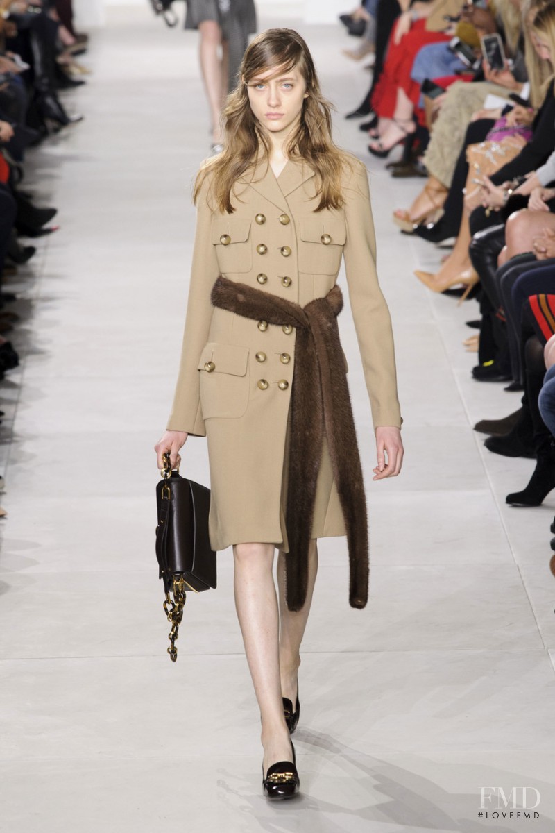 Lia Pavlova featured in  the Michael Kors Collection fashion show for Autumn/Winter 2016