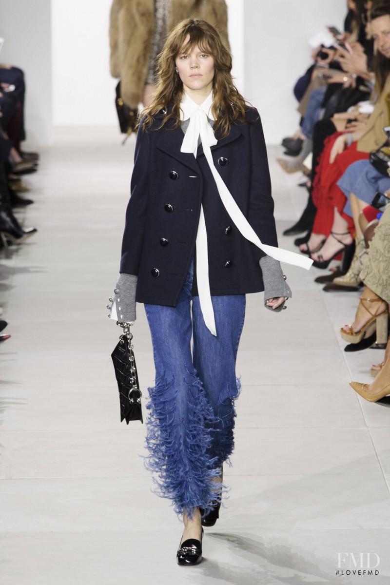 Freja Beha Erichsen featured in  the Michael Kors Collection fashion show for Autumn/Winter 2016