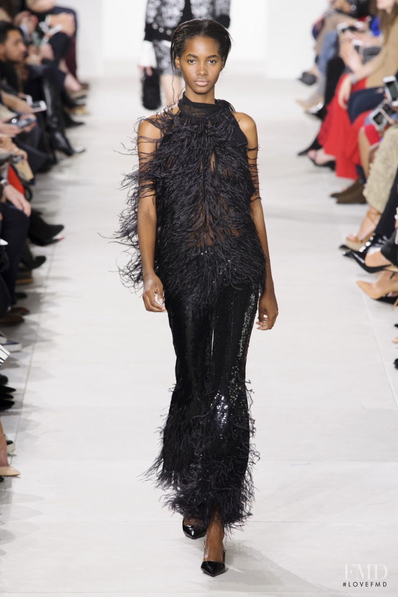 Tami Williams featured in  the Michael Kors Collection fashion show for Autumn/Winter 2016