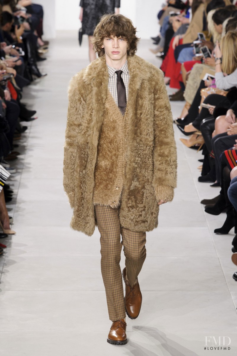 Erik van Gils featured in  the Michael Kors Collection fashion show for Autumn/Winter 2016