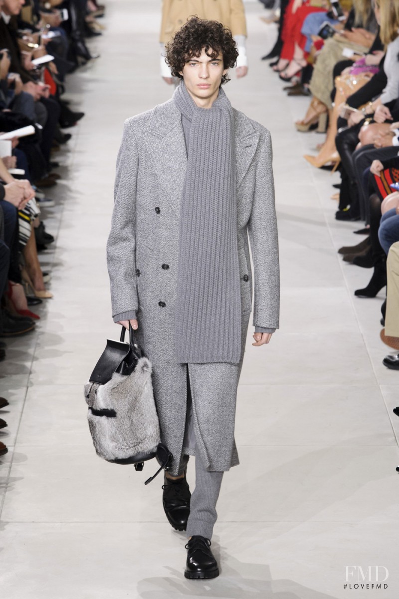 Piero Mendez featured in  the Michael Kors Collection fashion show for Autumn/Winter 2016