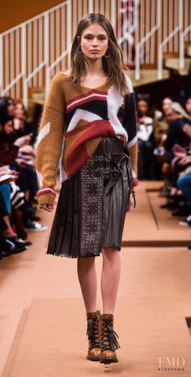 Anna Mila Guyenz featured in  the Tod\'s fashion show for Autumn/Winter 2016