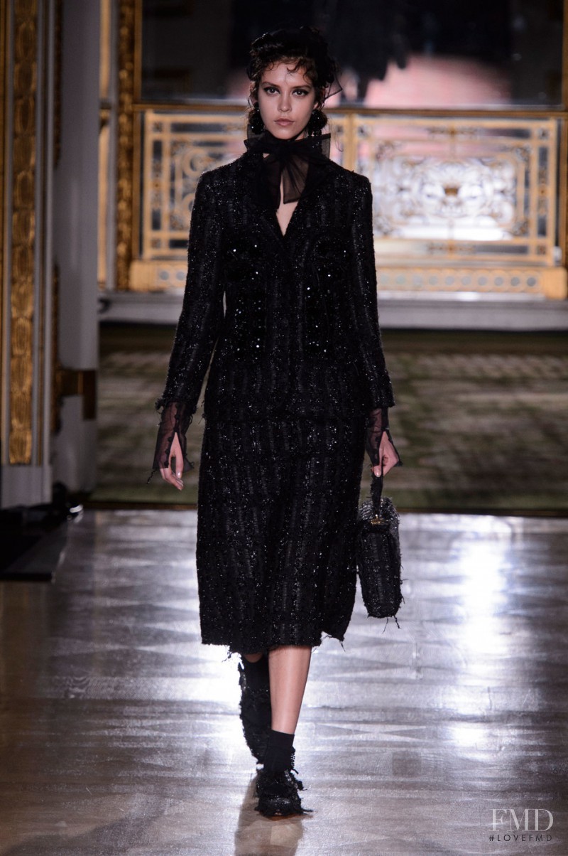 Nirvana Naves featured in  the Simone Rocha fashion show for Autumn/Winter 2016