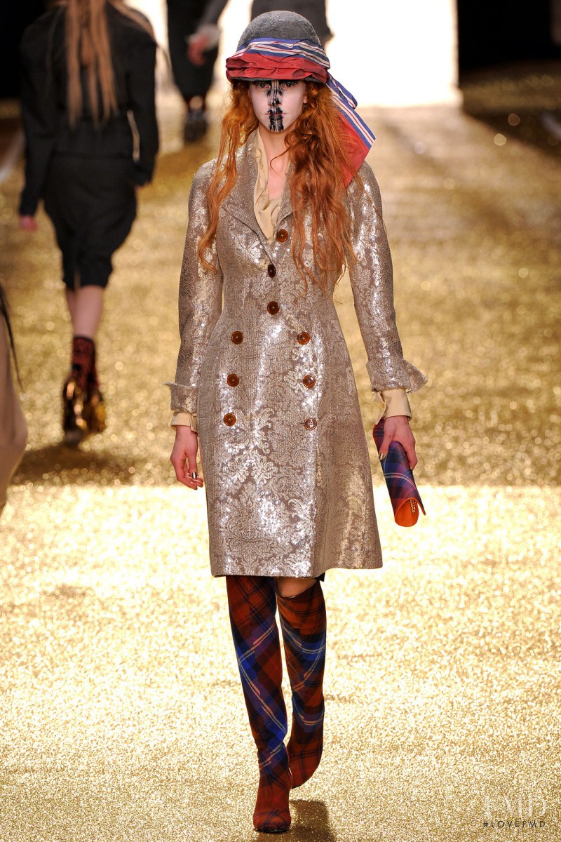 Theresa Genth featured in  the Vivienne Westwood Gold Label fashion show for Autumn/Winter 2011