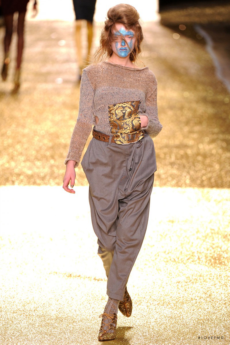 Gracie van Gastel featured in  the Vivienne Westwood Gold Label fashion show for Autumn/Winter 2011