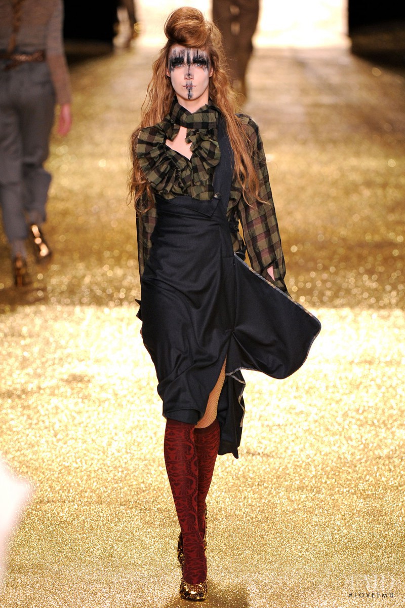 Dasha Sushko featured in  the Vivienne Westwood Gold Label fashion show for Autumn/Winter 2011