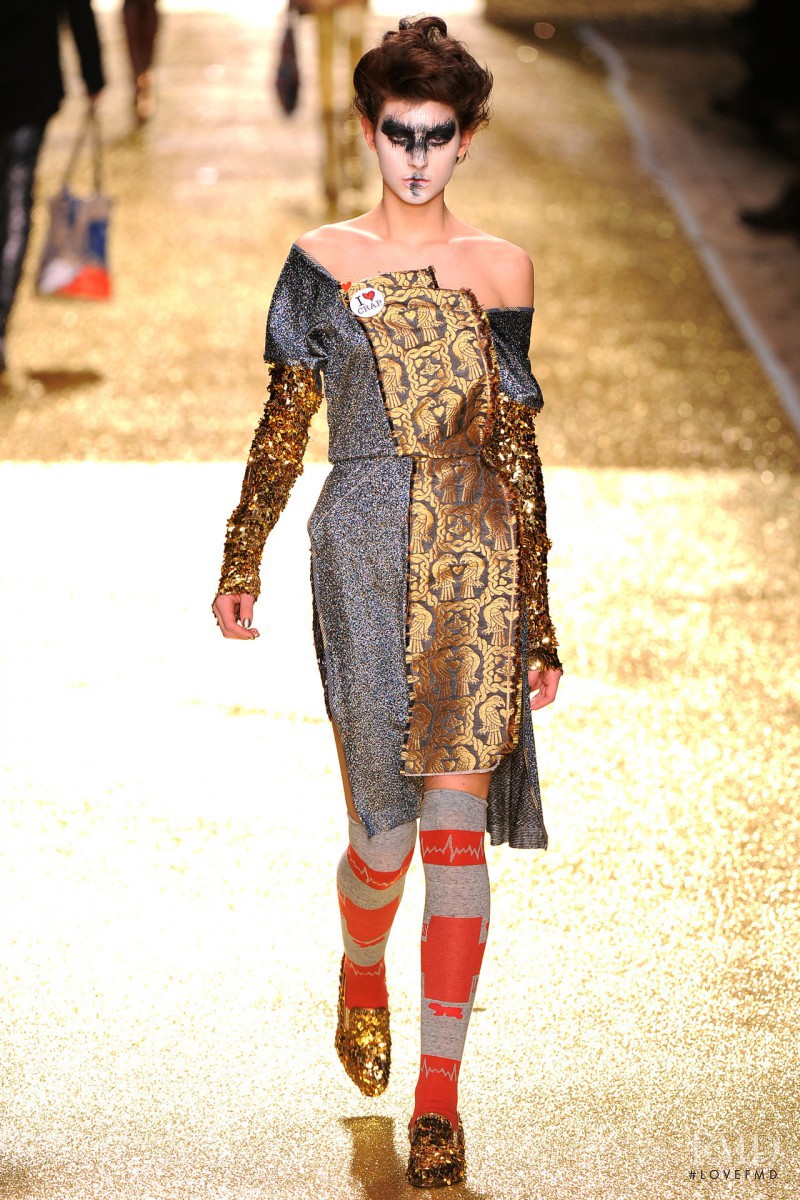 Lejla Hodzic featured in  the Vivienne Westwood Gold Label fashion show for Autumn/Winter 2011