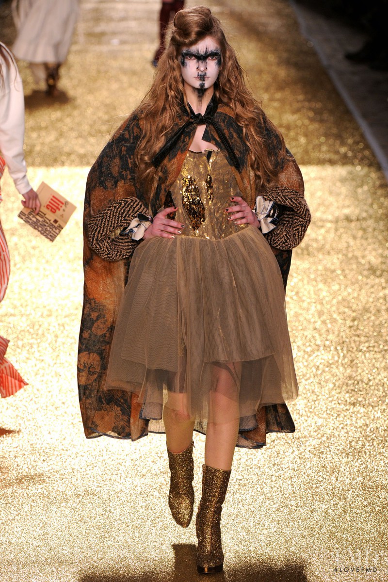 Melodie Dagault featured in  the Vivienne Westwood Gold Label fashion show for Autumn/Winter 2011