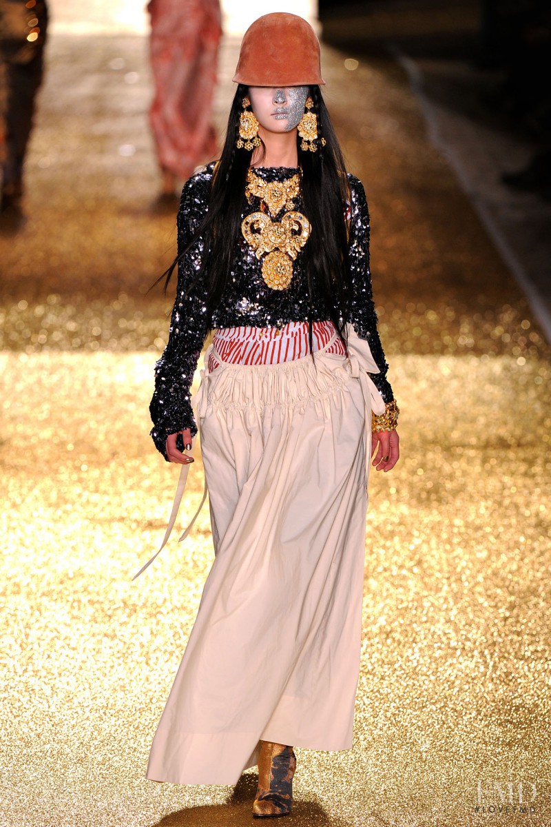 So Young Kang featured in  the Vivienne Westwood Gold Label fashion show for Autumn/Winter 2011