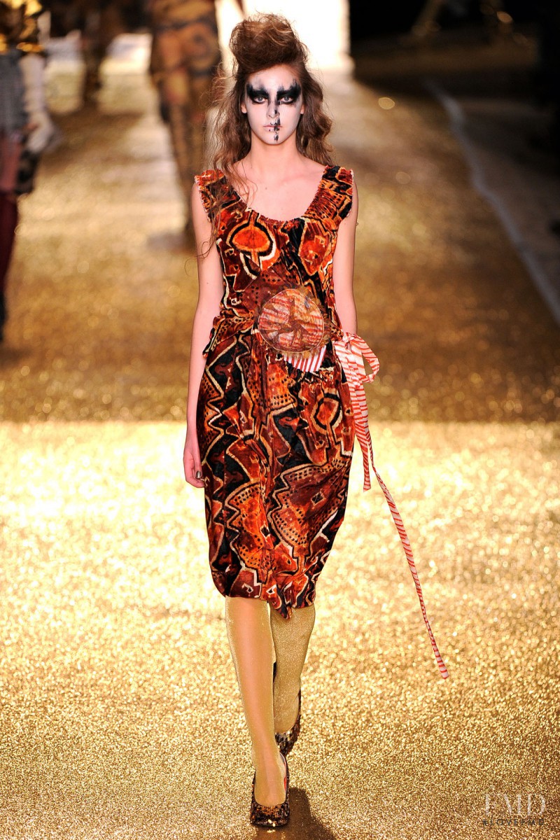 Alma Durand featured in  the Vivienne Westwood Gold Label fashion show for Autumn/Winter 2011