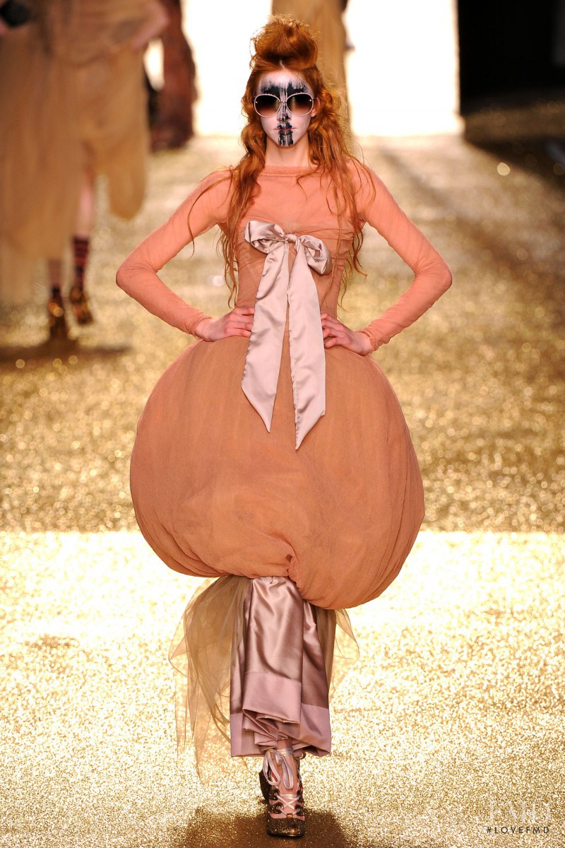 Theresa Genth featured in  the Vivienne Westwood Gold Label fashion show for Autumn/Winter 2011