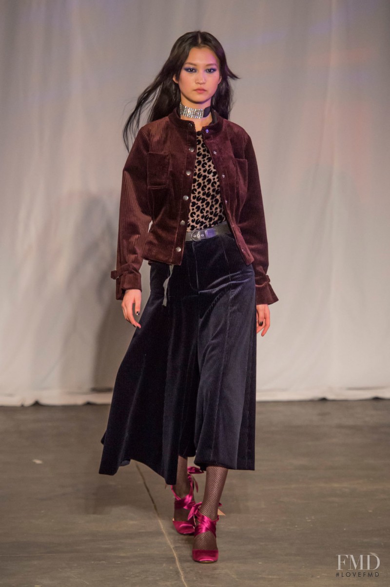 Wangy Xinyu featured in  the Jill Stuart fashion show for Autumn/Winter 2016