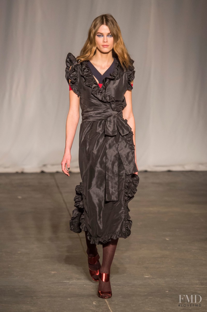 Mathilde Brandi featured in  the Jill Stuart fashion show for Autumn/Winter 2016