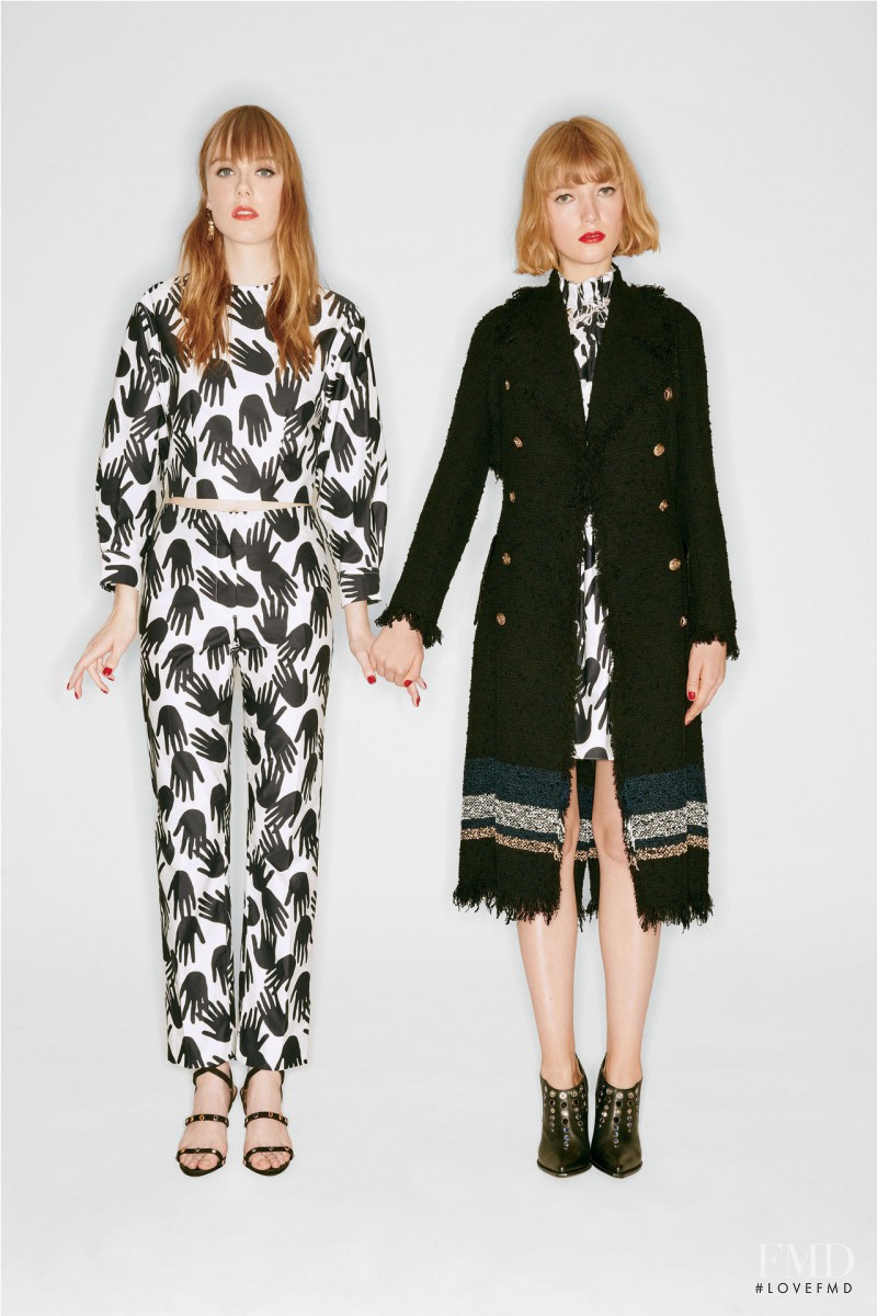 Kiki Willems featured in  the Sonia Rykiel lookbook for Pre-Fall 2016