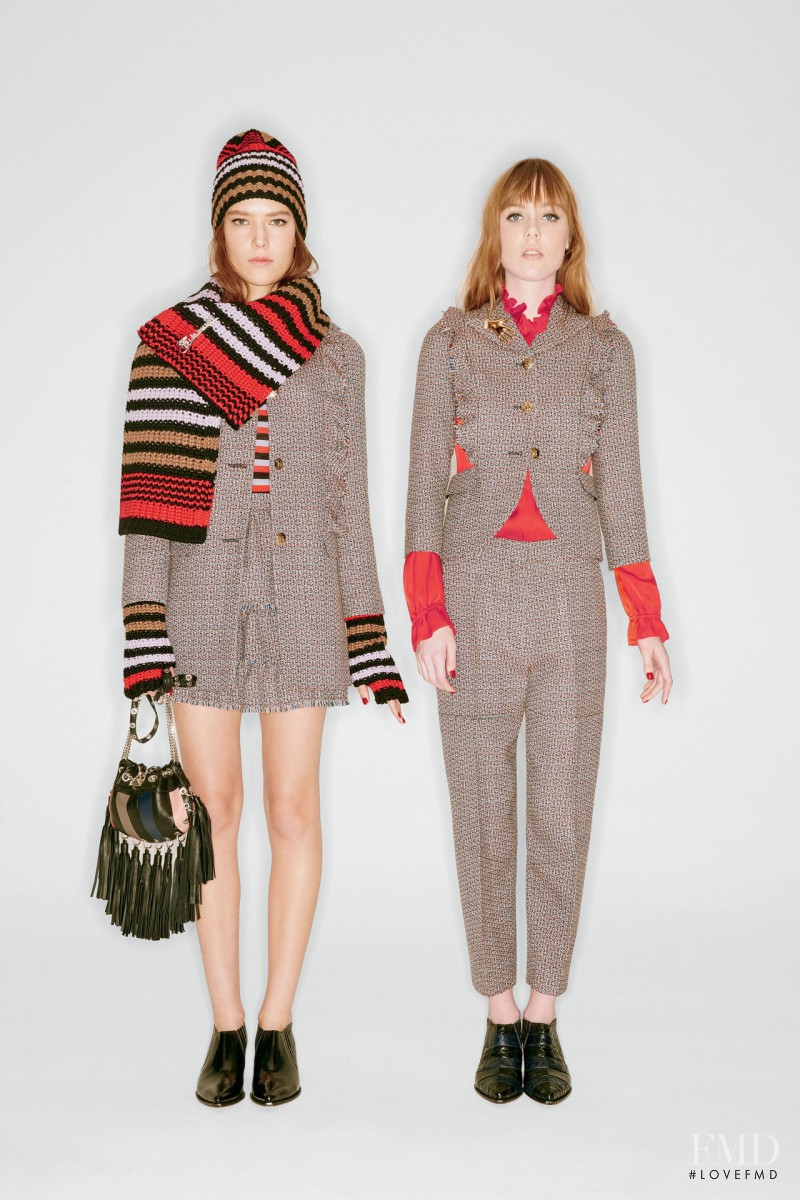 Kiki Willems featured in  the Sonia Rykiel lookbook for Pre-Fall 2016