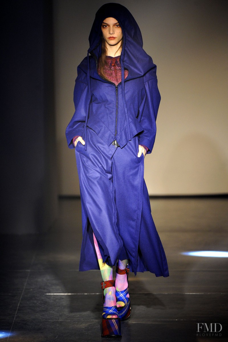 Marta Ortiz featured in  the Vivienne Westwood Gold Label fashion show for Autumn/Winter 2012