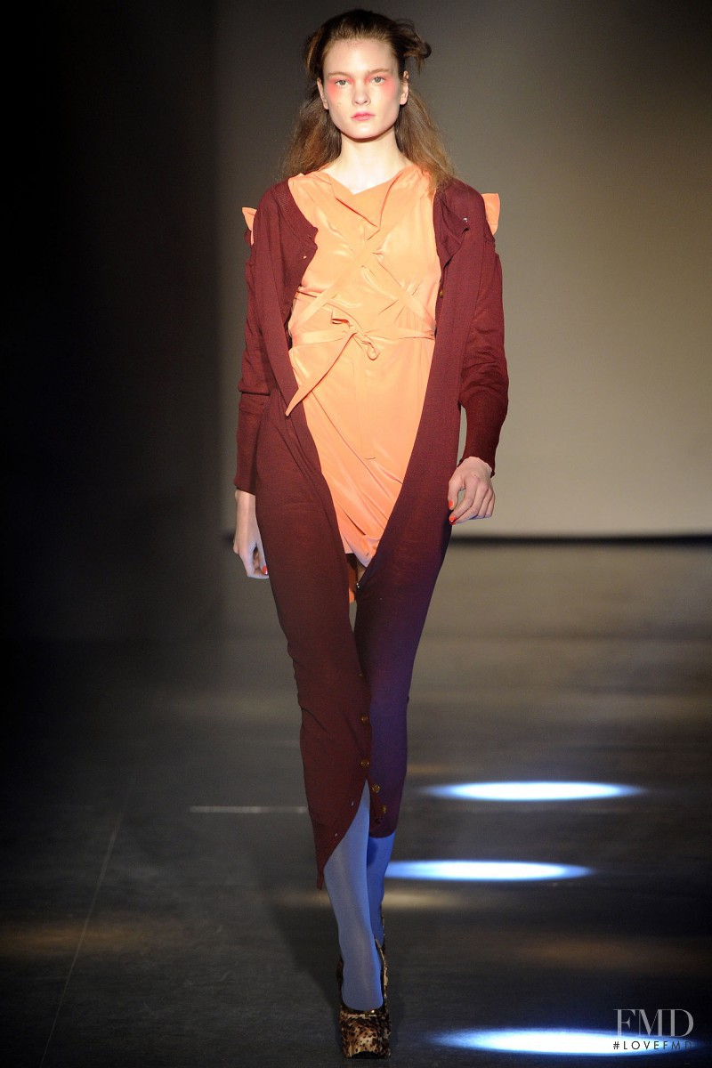 Irina Kulikova featured in  the Vivienne Westwood Gold Label fashion show for Autumn/Winter 2012