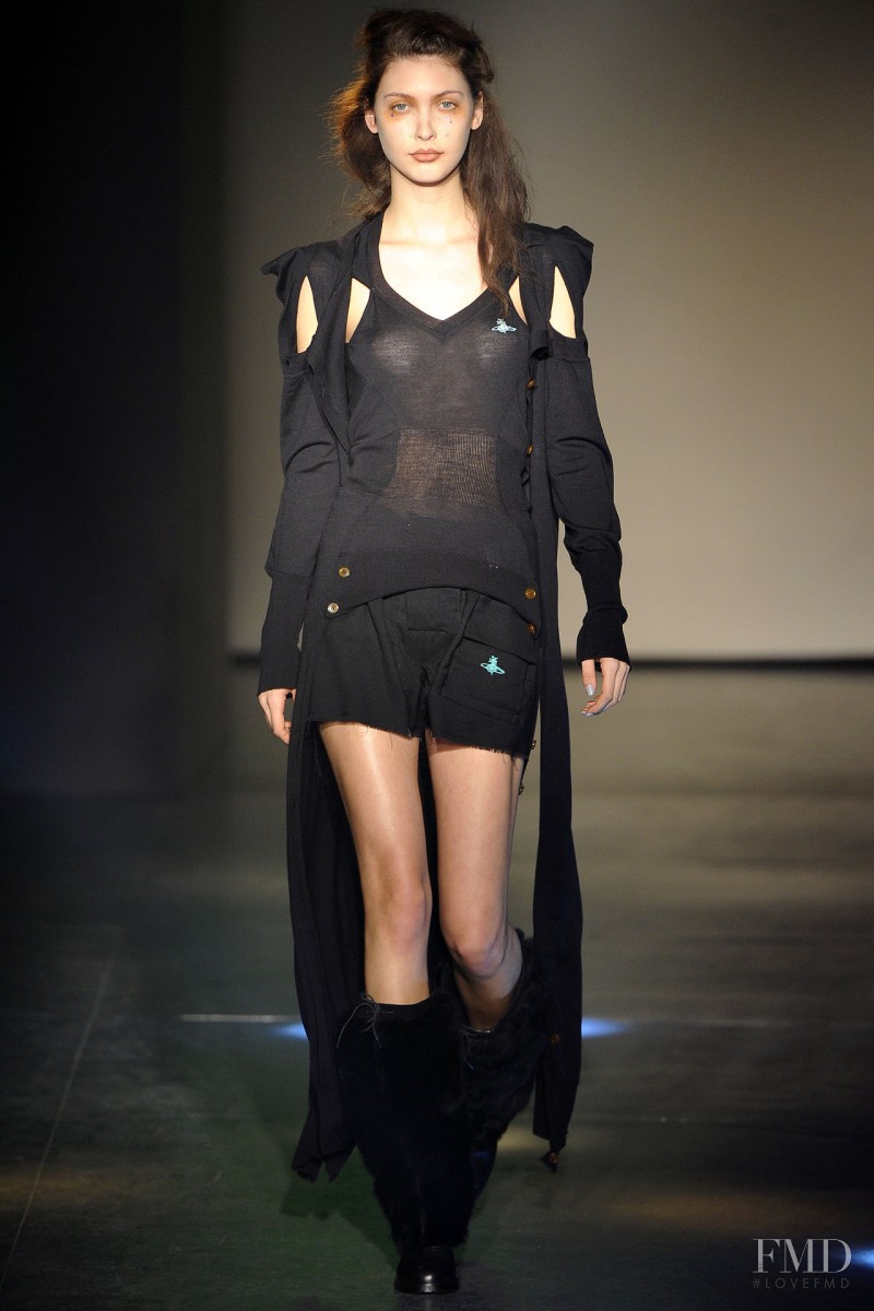 Amanda Hendrick featured in  the Vivienne Westwood Gold Label fashion show for Autumn/Winter 2012