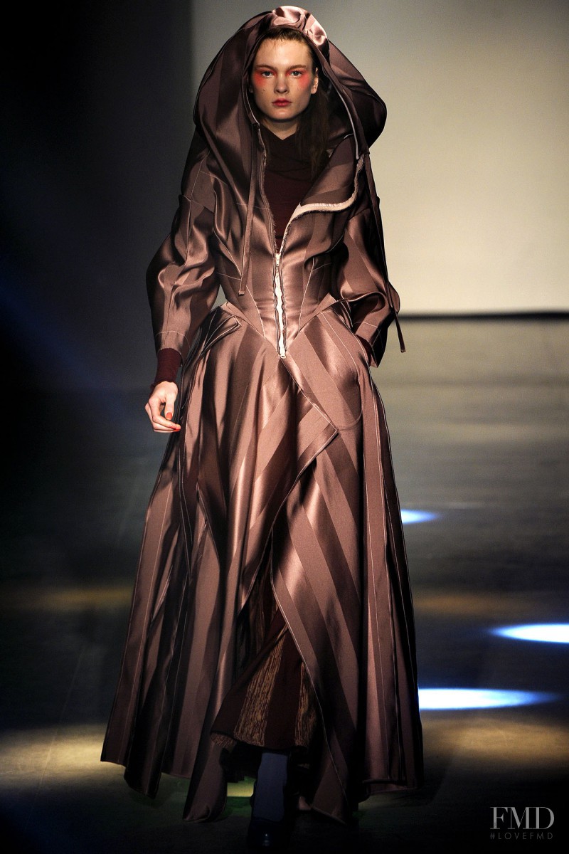 Irina Kulikova featured in  the Vivienne Westwood Gold Label fashion show for Autumn/Winter 2012