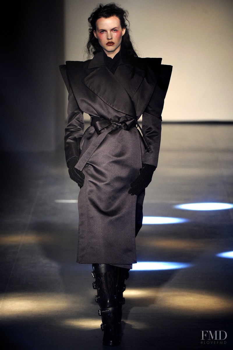 Lauren Buys featured in  the Vivienne Westwood Gold Label fashion show for Autumn/Winter 2012