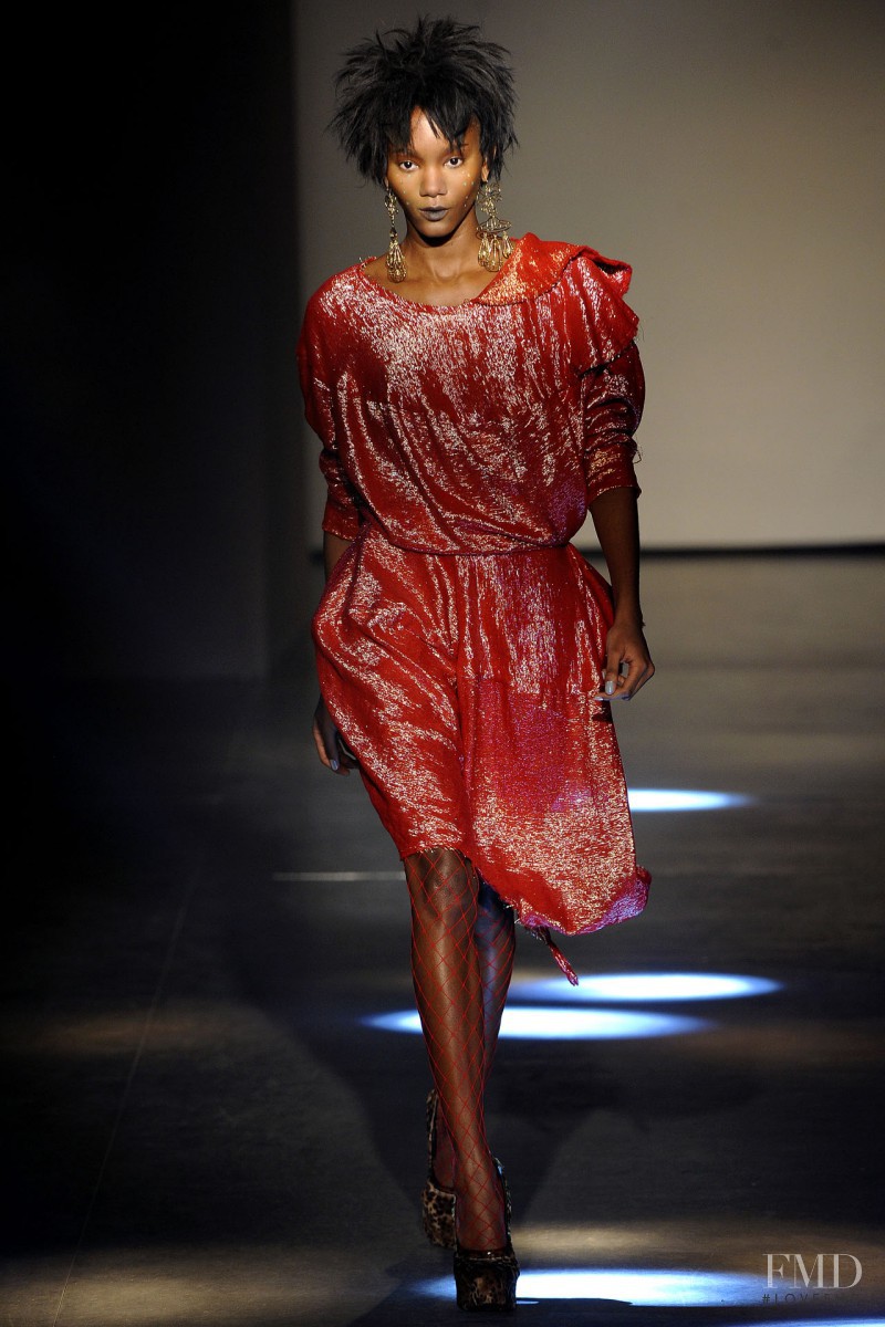 Stella Vaudran featured in  the Vivienne Westwood Gold Label fashion show for Autumn/Winter 2012