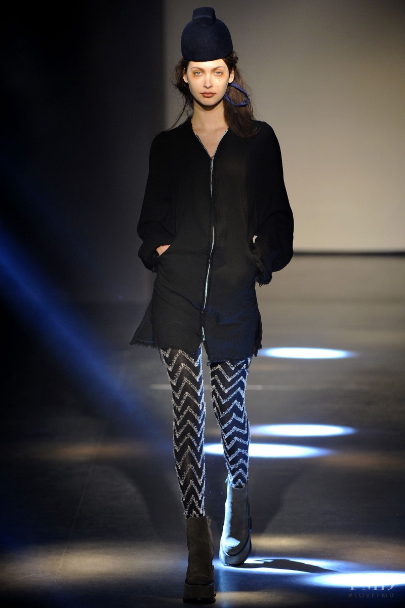 Amanda Hendrick featured in  the Vivienne Westwood Gold Label fashion show for Autumn/Winter 2012