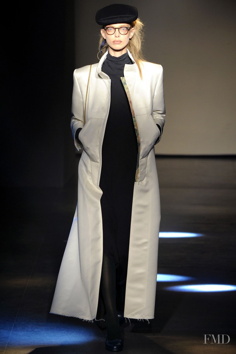 Tanya Dyagileva featured in  the Vivienne Westwood Gold Label fashion show for Autumn/Winter 2012