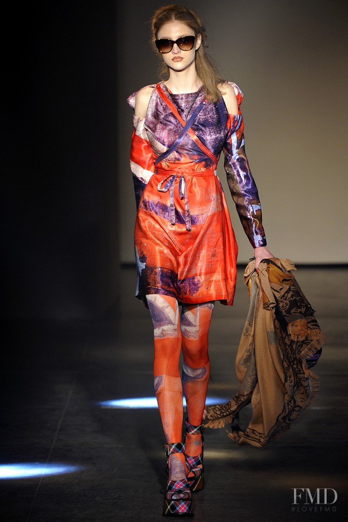 Lera Kvasovka featured in  the Vivienne Westwood Gold Label fashion show for Autumn/Winter 2012