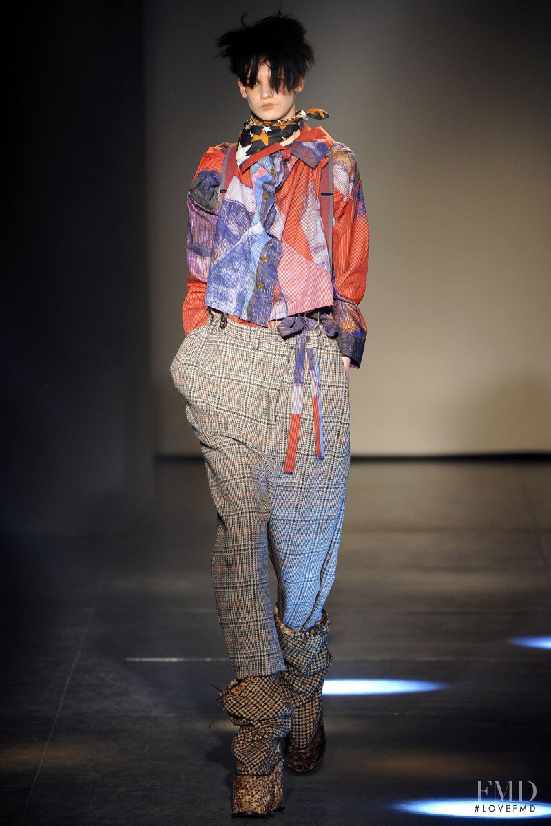 Jessica Pitti featured in  the Vivienne Westwood Gold Label fashion show for Autumn/Winter 2012