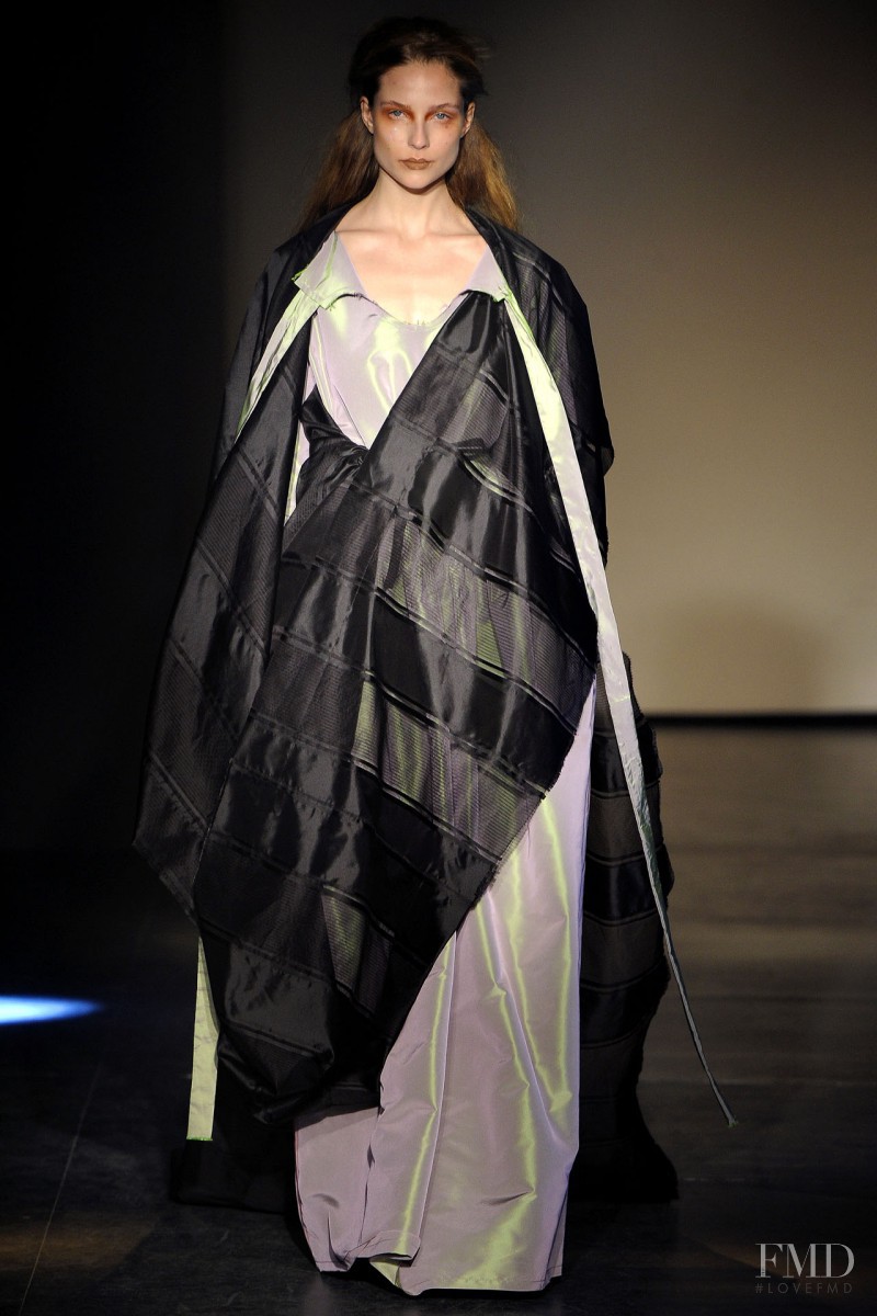 Masha Voronina featured in  the Vivienne Westwood Gold Label fashion show for Autumn/Winter 2012