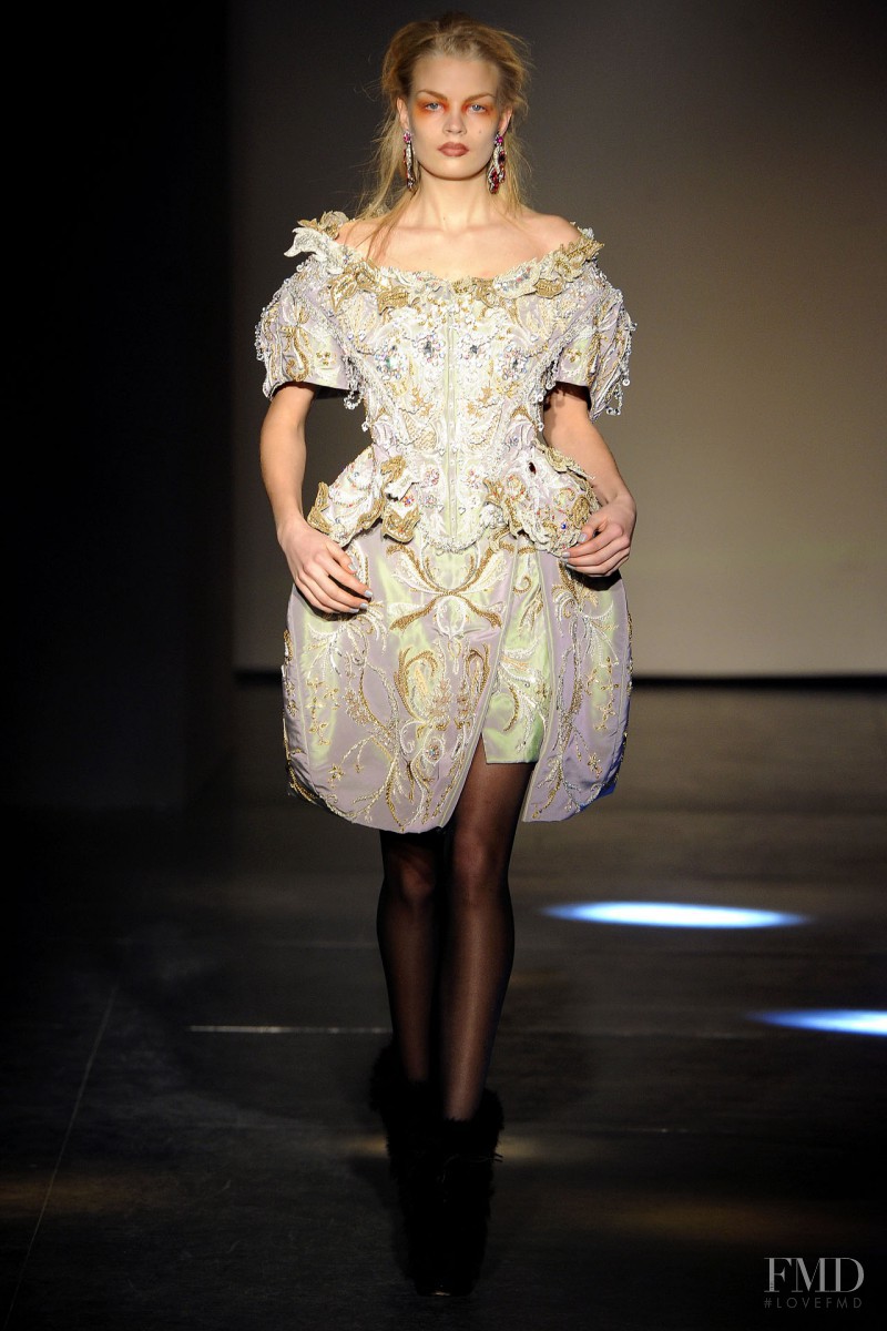 Franziska Frank featured in  the Vivienne Westwood Gold Label fashion show for Autumn/Winter 2012