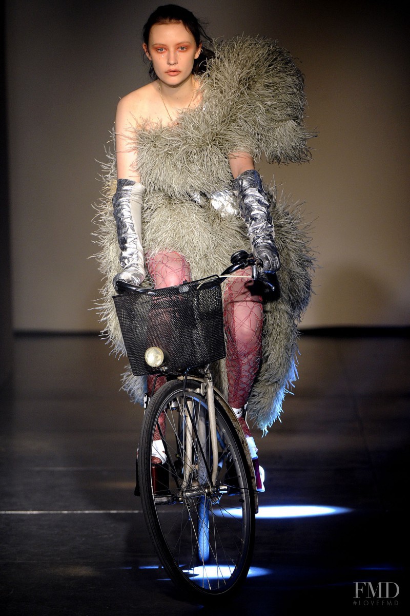 Dempsey Stewart featured in  the Vivienne Westwood Gold Label fashion show for Autumn/Winter 2012