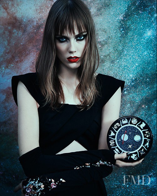 Kiki Willems featured in  the Selfridges Starry Nights catalogue for Winter 2015