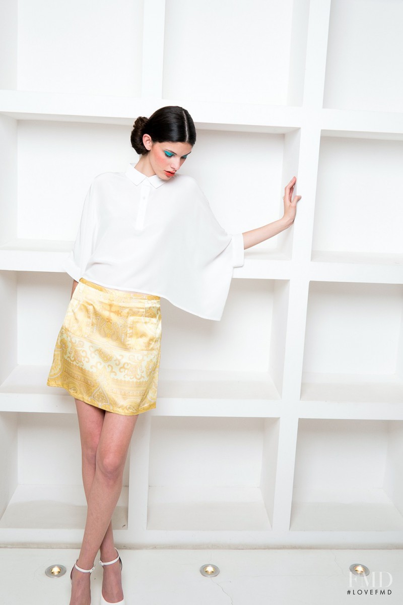 Giulia Manini featured in  the BeaYukMui lookbook for Spring/Summer 2013