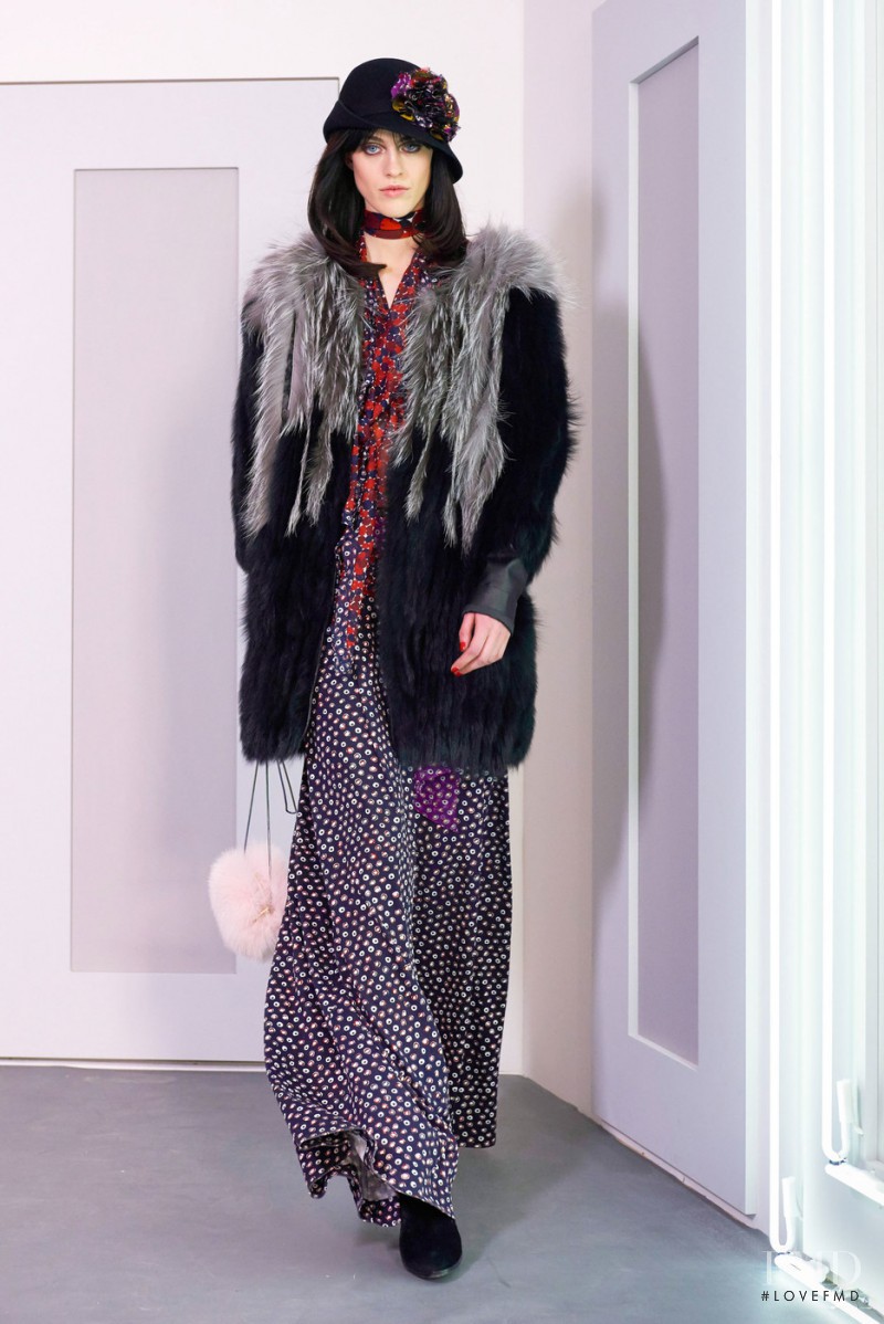 Sarah Brannon featured in  the Diane Von Furstenberg fashion show for Autumn/Winter 2016