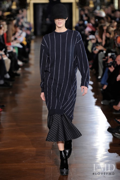 Aymeline Valade featured in  the Stella McCartney fashion show for Autumn/Winter 2013