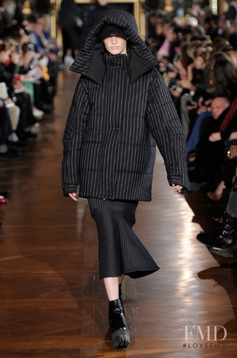 Irina Nikolaeva featured in  the Stella McCartney fashion show for Autumn/Winter 2013