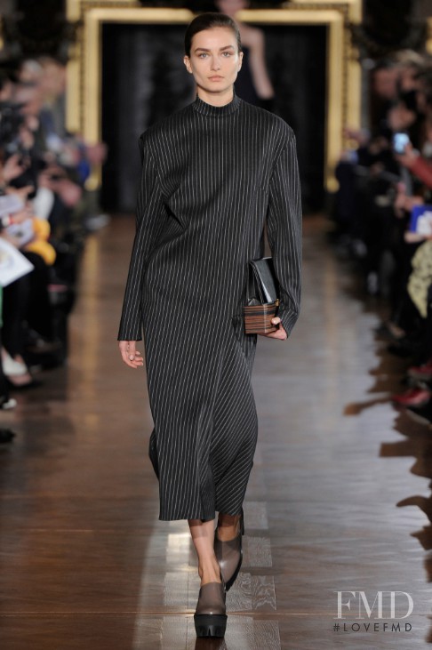 Andreea Diaconu featured in  the Stella McCartney fashion show for Autumn/Winter 2013
