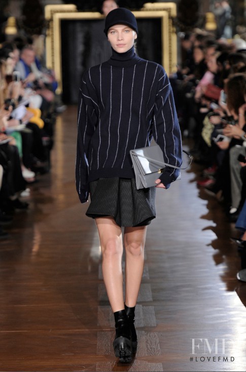 Aline Weber featured in  the Stella McCartney fashion show for Autumn/Winter 2013