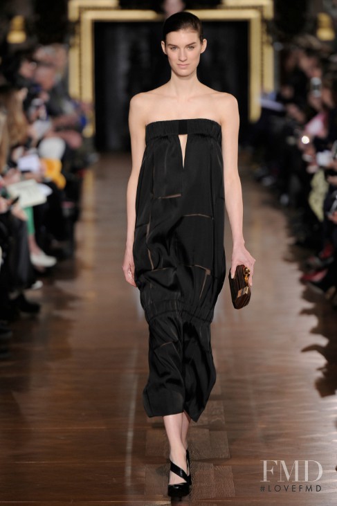 Marte Mei van Haaster featured in  the Stella McCartney fashion show for Autumn/Winter 2013