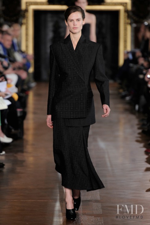 Saskia de Brauw featured in  the Stella McCartney fashion show for Autumn/Winter 2013