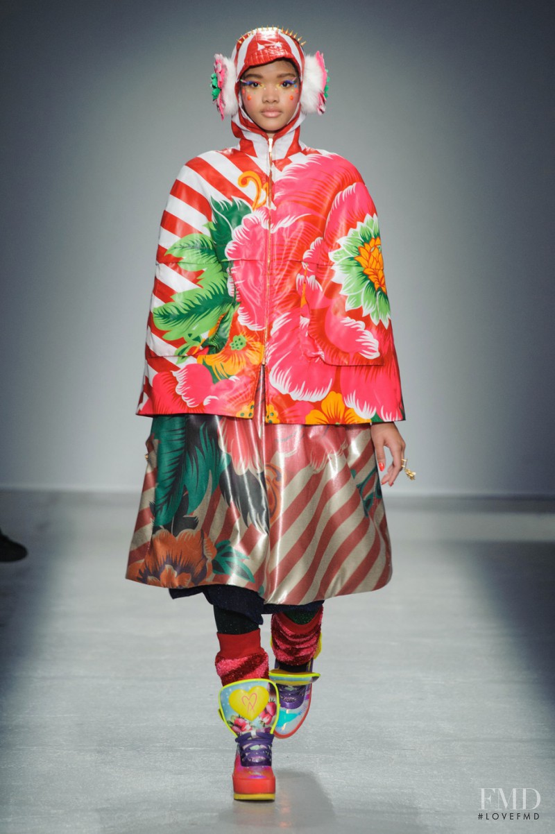 Iesha Hodges featured in  the Manish Arora fashion show for Autumn/Winter 2014