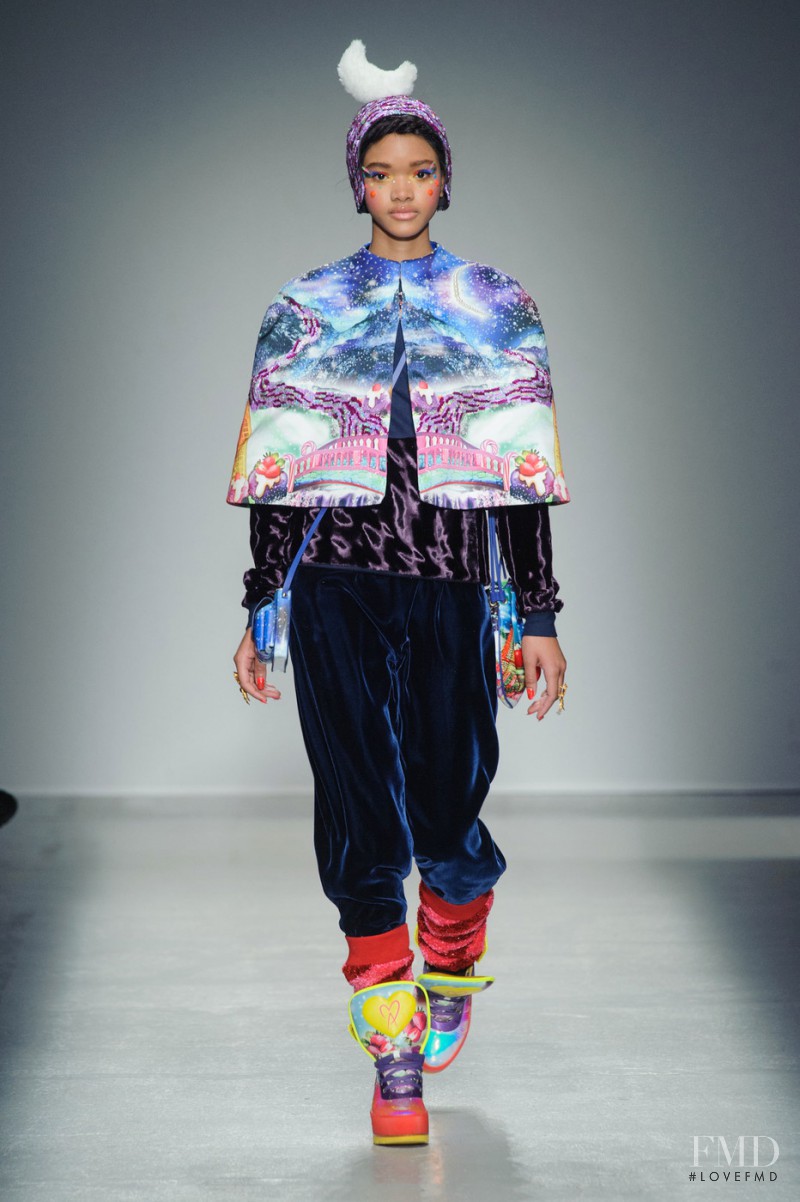 Iesha Hodges featured in  the Manish Arora fashion show for Autumn/Winter 2014