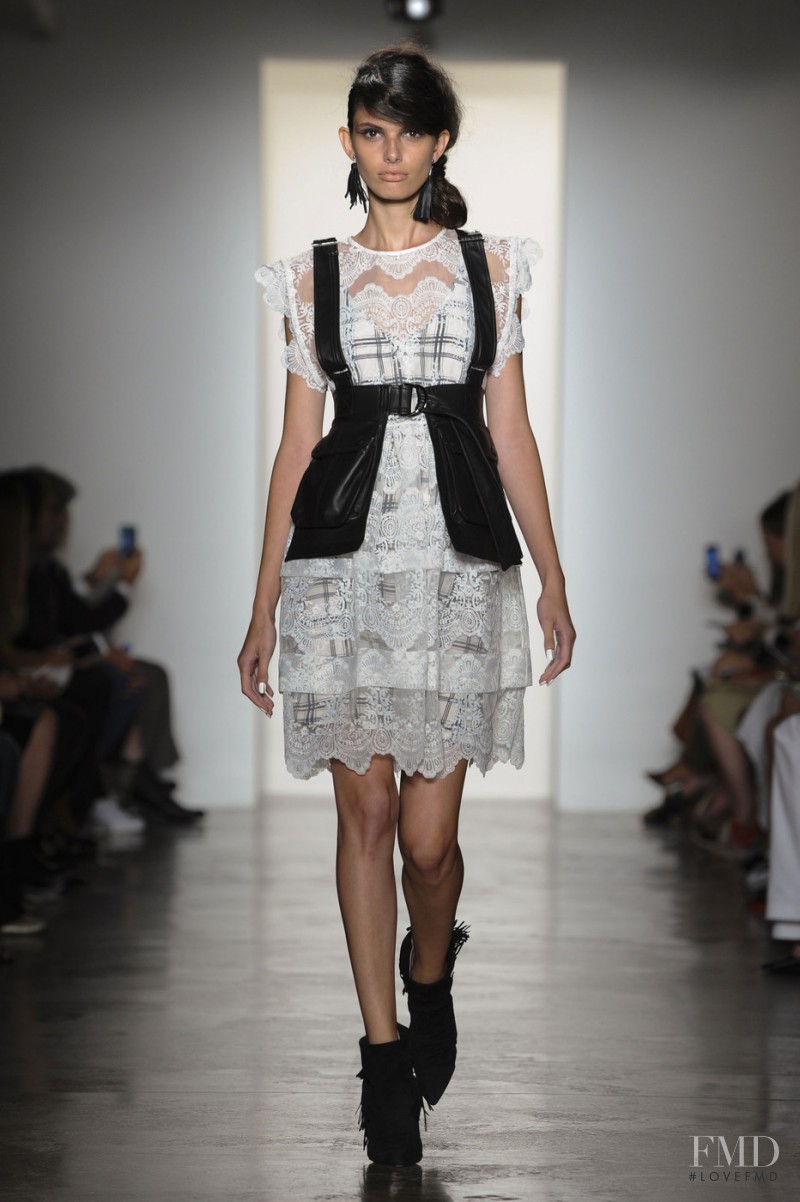Giulia Manini featured in  the Marissa Webb fashion show for Spring/Summer 2016