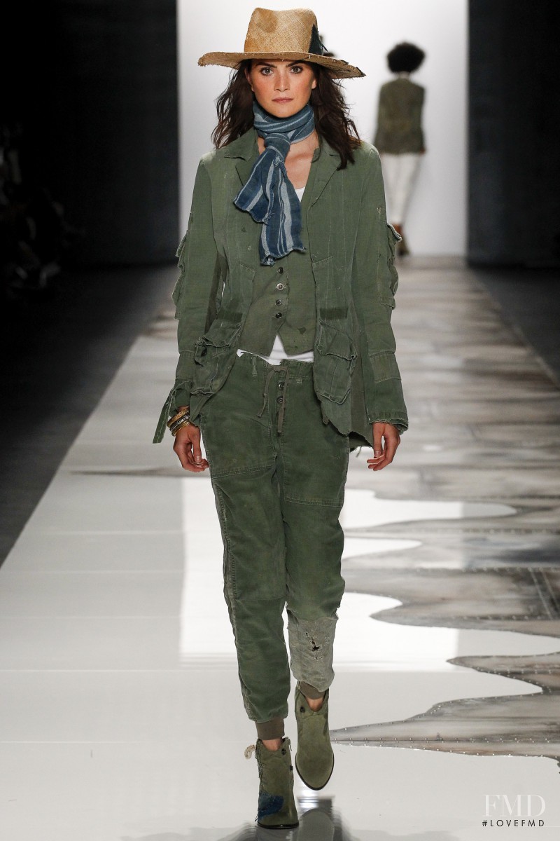 Kim Valerie Jaspers featured in  the Greg Lauren fashion show for Spring/Summer 2016