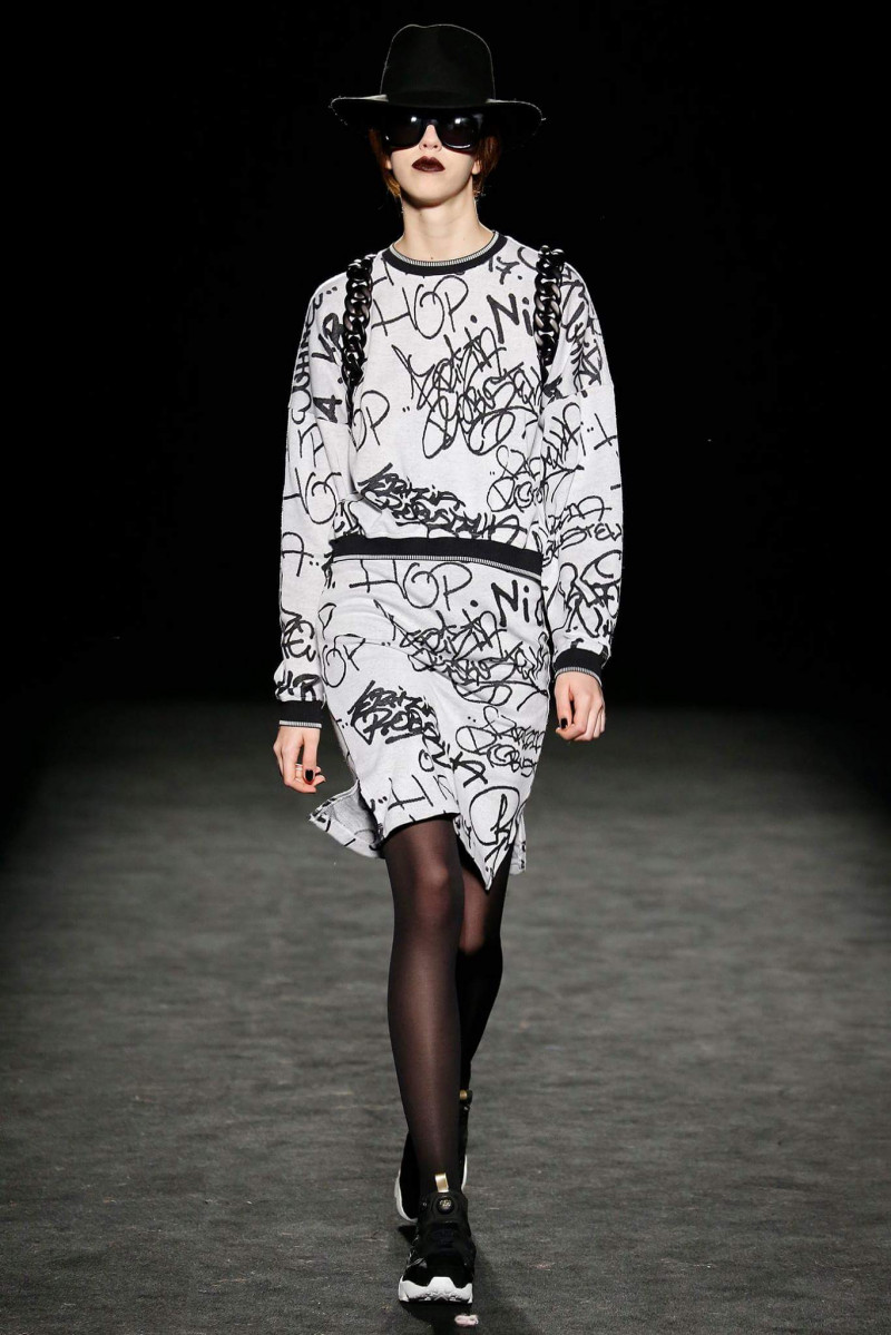 Mayka Merino featured in  the Krizia Robustella fashion show for Autumn/Winter 2016