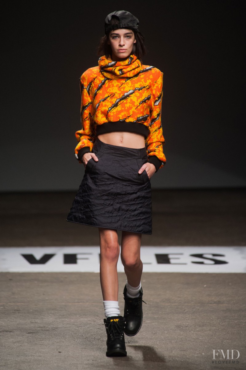 Margaux Brooke featured in  the VFiles fashion show for Autumn/Winter 2014