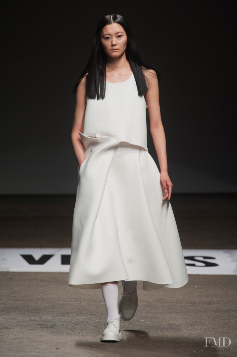 Meng Meng Wei featured in  the VFiles fashion show for Autumn/Winter 2014