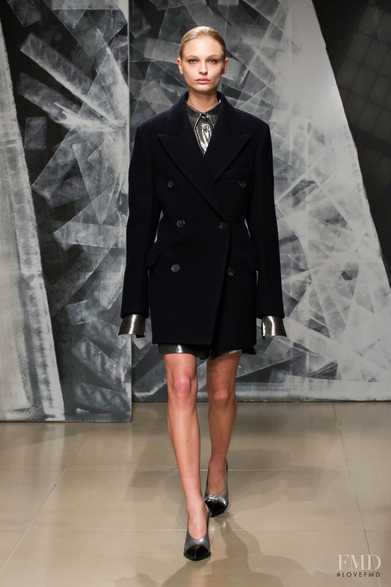 Frederikke Sofie Falbe-Hansen featured in  the Jil Sander fashion show for Autumn/Winter 2016